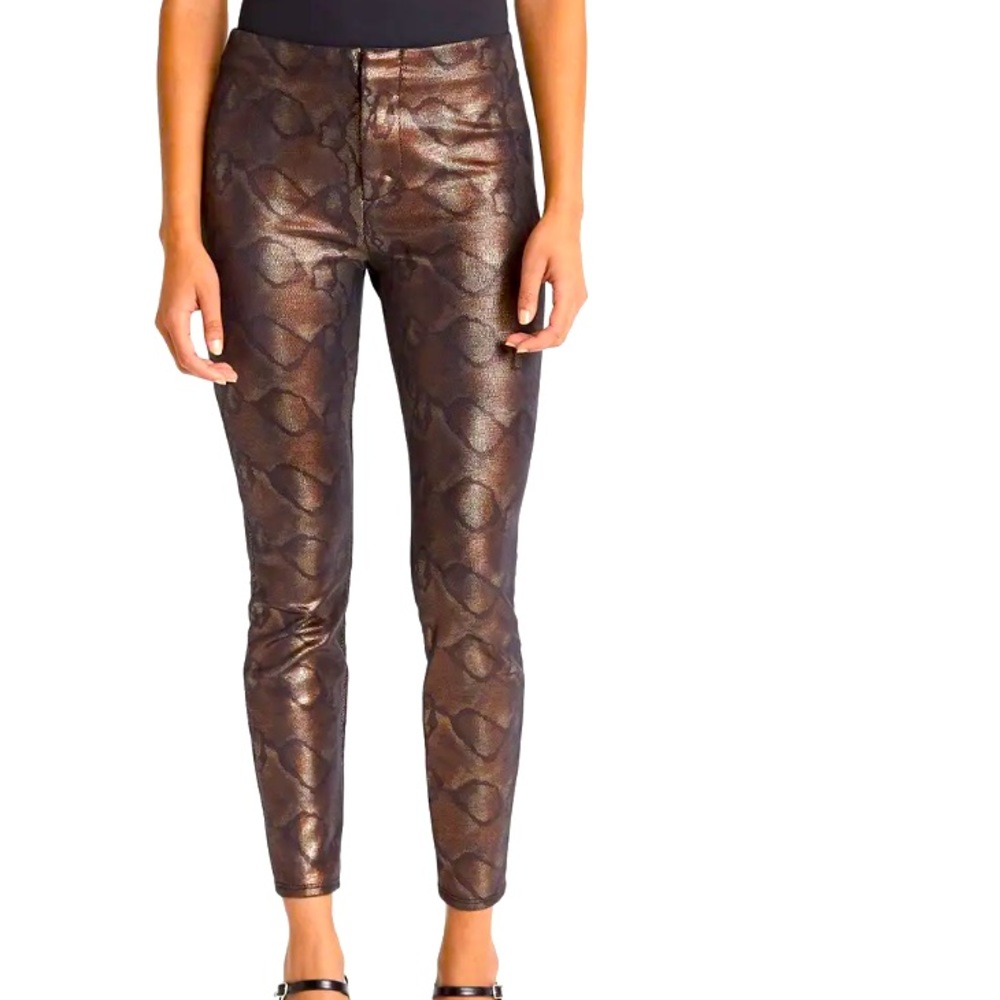 The Looker Snake Texture High Waist Skinny Pants